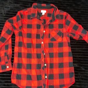 Cat & Jack flannel plaid size xl